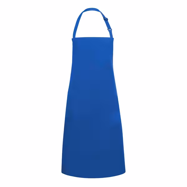 KARLOWSKY | Bib Apron Basic – Blue - 750×900 mm - Adjustable Neck Strap