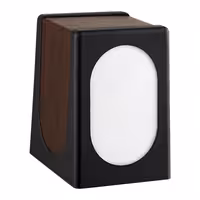 Peçete Dispenseri - ABS - 100x135x150mm - Siyah/Kahverengi