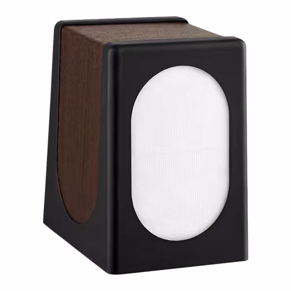 Peçete Dispenseri - ABS - 100x135x150mm - Siyah/Kahverengi