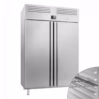 Szafa mroźnicza ze stali nierdzewnej PREMIUM PLUS – GN 2/1 – 1240 litrów – dwudrzwiowa