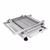 Commercial Chocolate Guitar Cutter - Wire Spacing: 21 & 28mm - Double Cut - incl. 2 Cutting Frames