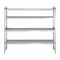 وحدة رفوف ألمنيوم - بداية - 1745x1800mm - عمق: 460 mm - 4 رفوف - الحمولة: 600 kg