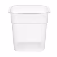 (6 pieces) CAMBRO | CAMSQUARES® FreshPro Food Containers – 0.9 L – BPA‑free, dishwasher‑safe