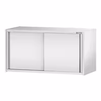 RVS wandkast PREMIUM - 1200x400x650mm - met schuifdeuren