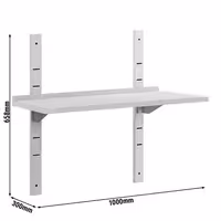 Seinähylly ECO - 1000x300 mm - 1 taso