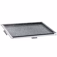 Baking Tray - Enamelled Steel - GN 1/1 - 530x325x60mm