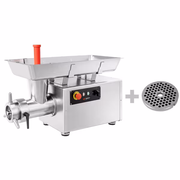 Električni stroj za mljevenje mesa – glava 22 - 250 kg/h - 1,5 kW - 230 V (monofazni) - ploča 4,0 mm - stolni
