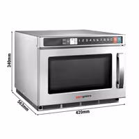 Microwave - 17 Litres - 1800W - Digital