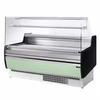 Serve Over Counter - 1622x953mm - front panel light green - capacity 178 litres