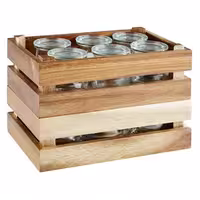 Ahşap Sunum Kutusu - SUPERBOX - Ahşap - Kahverengi - 290x185x105mm