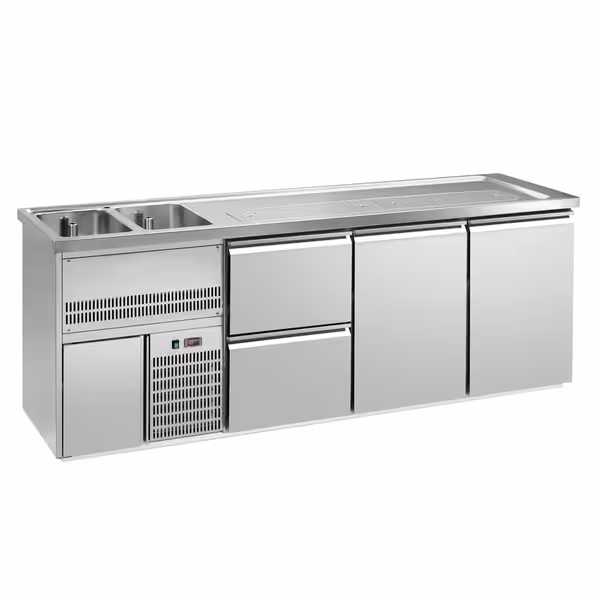 Pivski šank PREMIUM PLUS - 2500x700 mm - 2 Vrata & 2 Ladice