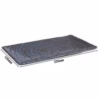 (6 pcs) LOOPS - Melamine - 235x135mm - Height: 15mm - Blue/Grey