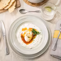 STAUB | Dining Line Ceramic Flat Plate – Ø 22 cm - White Truffle