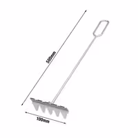 Raspador para grelhadores a pedra de lava e a água das séries GLB, GLGB e GWGB