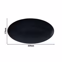 (2 adet) SELTMANN WEIDEN | Coup tabak - 330x180 mm - Siyah