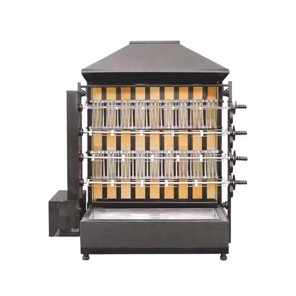 Charcoal Chicken Rotisserie Oven - with 4 Skewers for up to 20 chickens