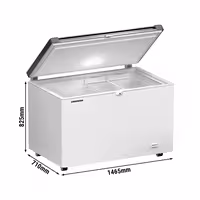 LIEBHERR | Tiefkühltruhe - 404 Liter - mit Edelstahldeckel - Weiß