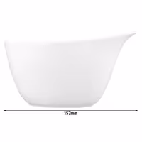 (2 pcs) SELTMANN WEIDEN | Handled Porcelain Cereal Bowl – 0.6L - White - Microwave/Dishwasher Safe