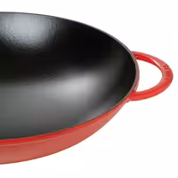 STAUB | SPECIALITIES - Woks ar stikla vāku - Ø 370mm - čuguns - ķiršu sarkans