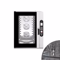Commercial Electric Bakery Combi Oven - Touchscreen Controls - 10x EN 600x400 - incl. Automatic washing system