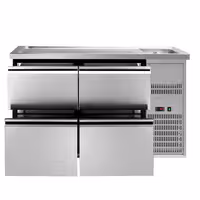 Direct Draw Beer Dispenser / Kegerator PREMIUM PLUS - 1550x700mm - 4 Drawers
