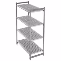 CAMBRO | Camshelving® - Basics Plus - Podni stalak - 1220 mm - Sa 4 perforirane police