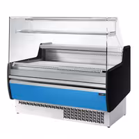 Serve Over Counter - 1310mm - with 2 doors - front panel light blue