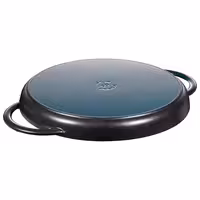 STAUB | Pure Grill Round Cast Iron Grill Pan – Ø30 cm - Black