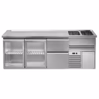 Direct Draw Beer Dispenser / Kegerator PREMIUM – 2500×700 mm – 2-Glass Door