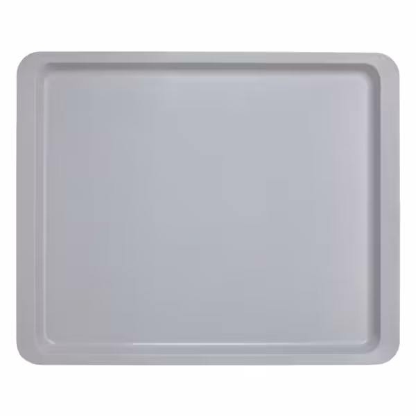 (12 komada) CAMBRO | Poliesterski Lite Pladanj - GN 1/2 - Spljošteni rubovi - Svijetlo siva boja