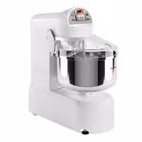 Pekarska spiralna miješalica za tijesto - 131 l / 80 kg - 2 brzine - s fiksnom posudom - s timerom - 400 V - za pizzu i kruh