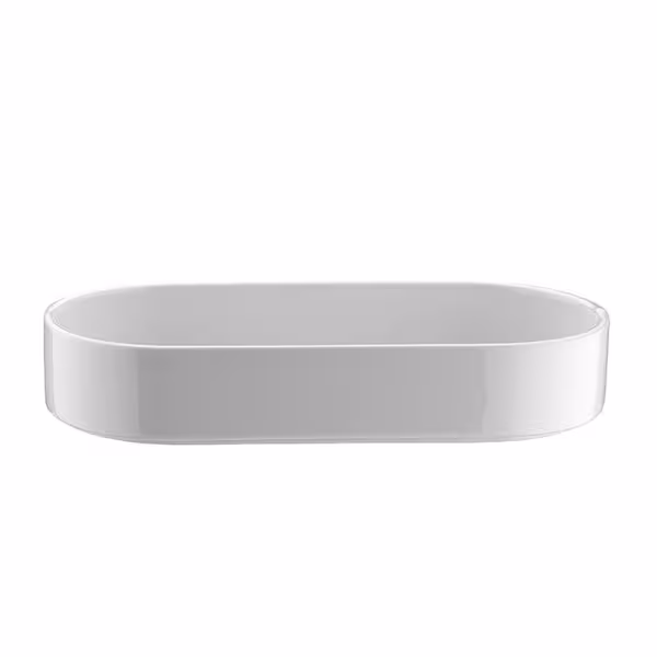 (6 adet) Tatlı / Salata Kasesi - Porselen - PERA - oval - 160x70mm - Beyaz