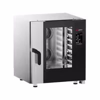 Commercial Electric Combi Oven - Digital Controls - 7x GN 1/1 - incl. Automatic washing system, Core temperature probe, Direct steam injection