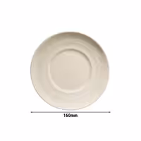 (12 adet) SEMPRE - Çorba Alt Tabağı - 160x160mm - Creme
