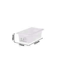 (6 komada) CAMBRO | SafeTrak – GN 1/3 polipropilenski spremnik – neprozirni – Visina: 100 mm