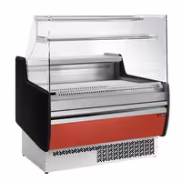 Serve Over Counter - 998x953mm - with 1 door - front panel red - capacity 110 litres