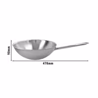 DEMEYERE | APOLLO 7 - Wok med platt botten - Ø 260mm - rostfritt stål