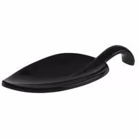 (50 adet) Sunum Kaşığı LEAF - Melamin - 100mm - Siyah