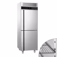 Szafa chłodnicza PREMIUM – stal nierdzewna – GN 2/1 – 700 L – z 2 półdrzwiami