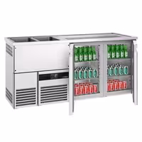 Direct Draw Beer Dispenser / Kegerator PREMIUM - 1950x700mm - Double Doors