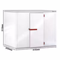 Cámara frigorífica positiva - 3135x5935mm - 33,50m³ - Para ES