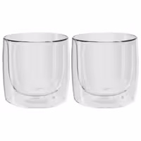 (2) ZWILLING | Sorrento Bar Whisky Glass Set – 270 ml - double‑walled borosilicate