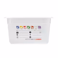 (6 komada) CAMBRO | SafeTrak – GN 1/2 polipropilenski spremnik – neprozirni – Visina: 150 mm