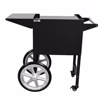 Popcorn Machine Cart - Black