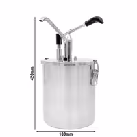 Saus/dispenser – 6 litara – s posudom i podesivom brzinom doziranja