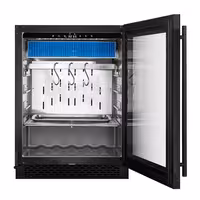 Kabinet za suho dozrijevanje mesa – 595 mm – 98 litara – 1 staklena vrata bez okvira – crna