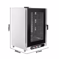 Commercial Electric Combi Oven - Manual Controls - 10x GN 1/1 or 10x EN 600x400