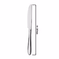 (12 pcs) Table knife - Leandro - 13/0 stainless steel - 207mm