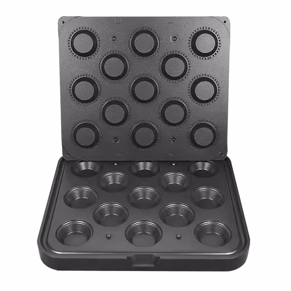 Tartelet Makinesi TMNP için Plakalar - Tartelet Kalıbı: Yuvarlak - Ø69mm - 13 Tarteletlik