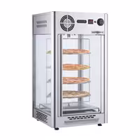 Commercial Heated Display Cabinet - 470mm - 1.2kW - with 4 shelves